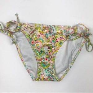 Victorias Secret Metallic Paisley Bikini Bottoms